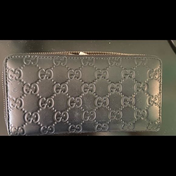 Gucci signature zip around wallet with bow - Picture 2 of 3